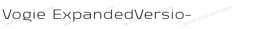 Vogie ExpandedVersio字体转换